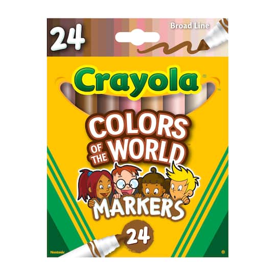 Crayola&#xAE; Colors of The World&#x2122; Marker Set, 24ct.